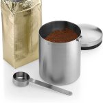 Coffee tin with measuring spoon KULT