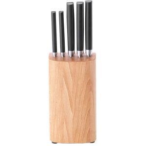سرویس چاقو 6 پارچه برابانتیا مدل Brabantia Knife Block Wood plus Knives