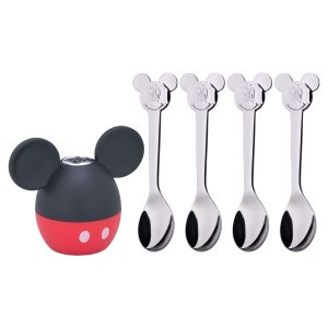 ست نمکدان و قاشق دبلیو ام اف مدل WMF Mickey Mouse بسته 5 عددی
